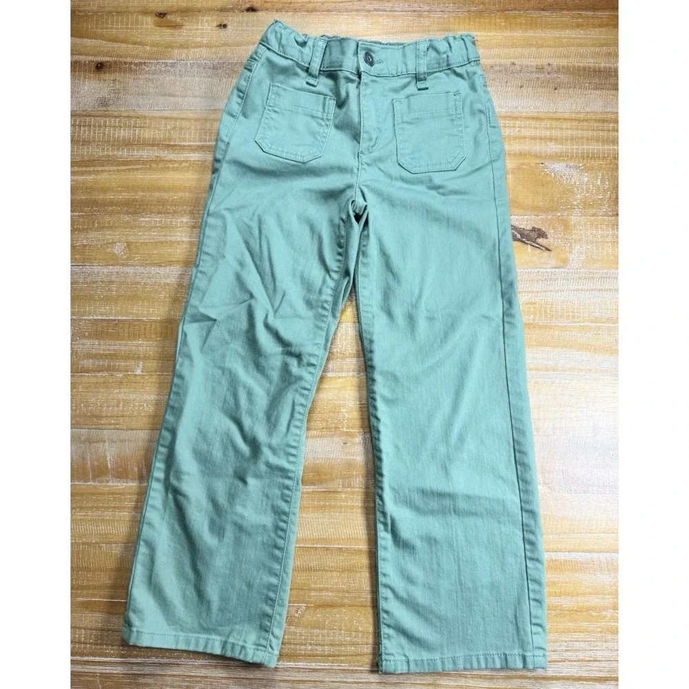 The Children's Place Girls' Patch Pocket Wide Leg Pants Size: 8